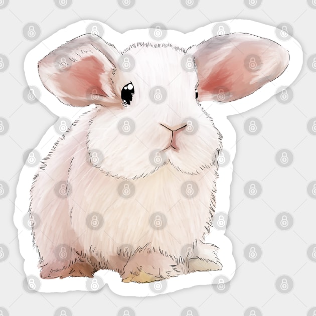 Baby Claude _ Netheland Holland _ Helicopter ear Bunny Sticker by GambarGrace